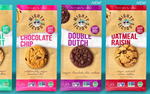 Mightylicious debuts new vegan and gluten-free cookies