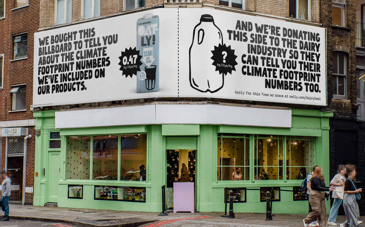 Oatly calls for climate labelling on all food and beverages in the UK