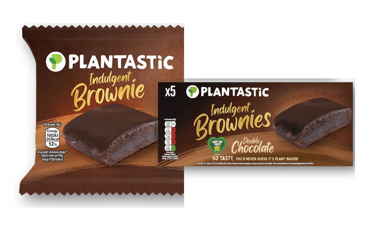 Premier Foods unveils new Plantastic brownies
