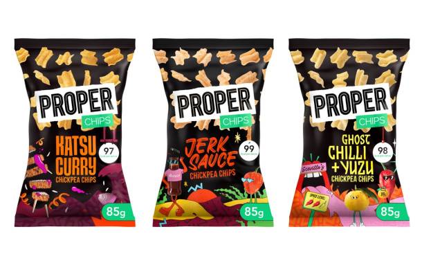 Proper Snacks unveils trio of new chickpea-based chips 