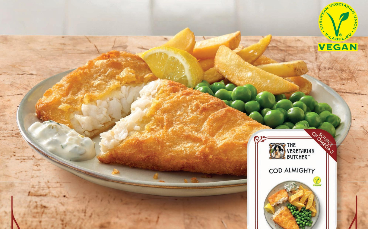 The Vegetarian Butcher launches plant-based fish alternative, Cod Almighty